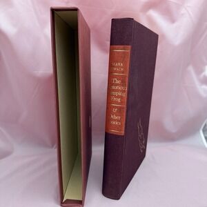 Heritage Press Mark Twain The Notorious Jumping Frog 1970 w/ Slipcase Sandglass